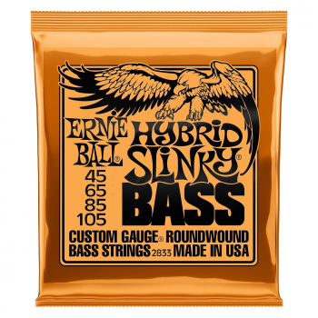 Struny Ernie Ball Hybrid Slinky Bass 45-105 do basu